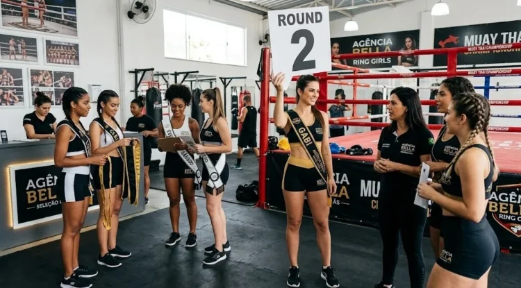Agência de ring girls, como funciona e quando vale mais contratar direto Agência de ring girls