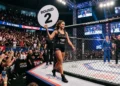 Ring Girl em um evento