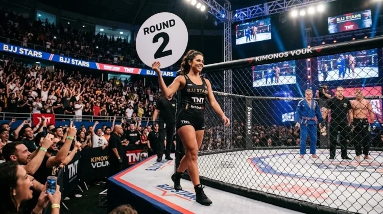 Qual é a função de uma Ring Girl em um evento? Ring Girl em um evento